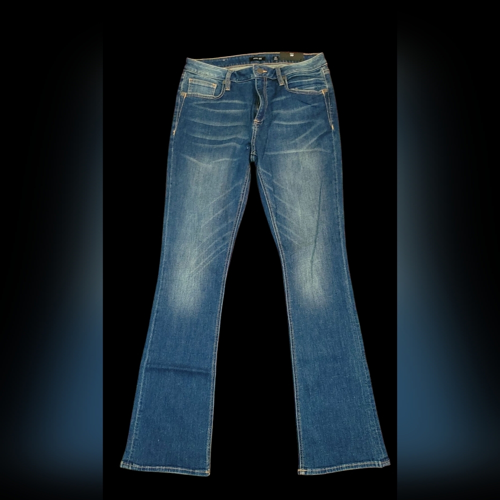 Miss Me Blue Flare Wide Leg Jeans